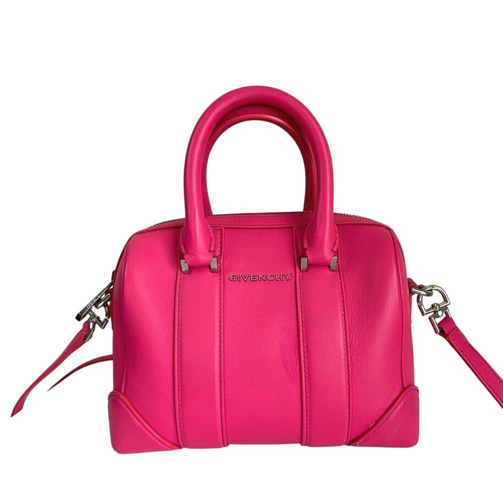 BarbieCORE GIVENCHY Lucrezia Mini Hot Pink Vibrant Shoulder Crossbody Handbag